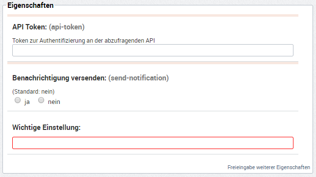 Action Parameter