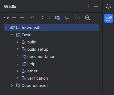 Gradle Panel