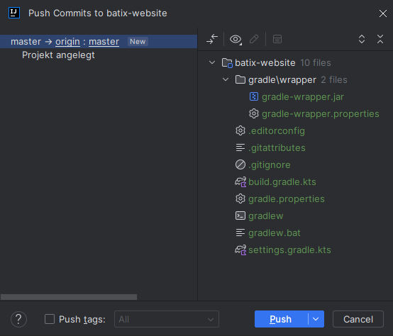 Push Commits